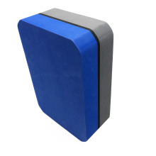 Wholesale Custom High Quality Durable Bricks Eva Foam Package Logo Double Layers Blocks Yoga Block Purple